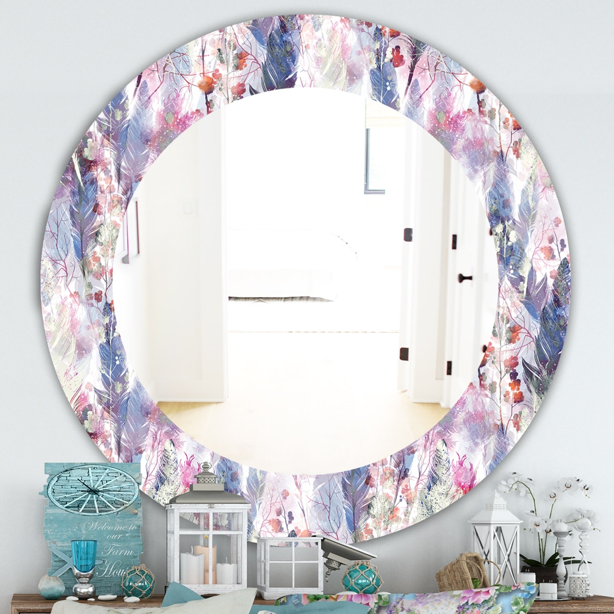 round vanity mirror