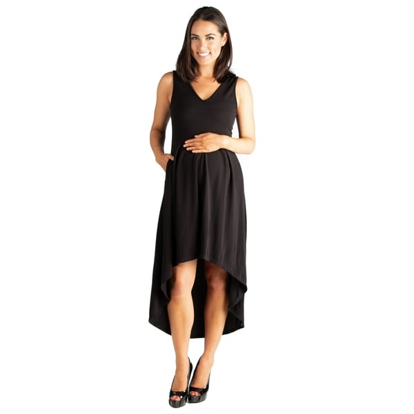 maternity high low dress