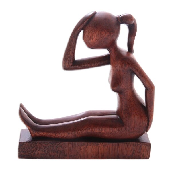 Stretching Wood Sculpture
