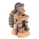 Handmade Pensive Tonatiuh Ceramic Sculpture (Mexico) - On Sale - Bed ...