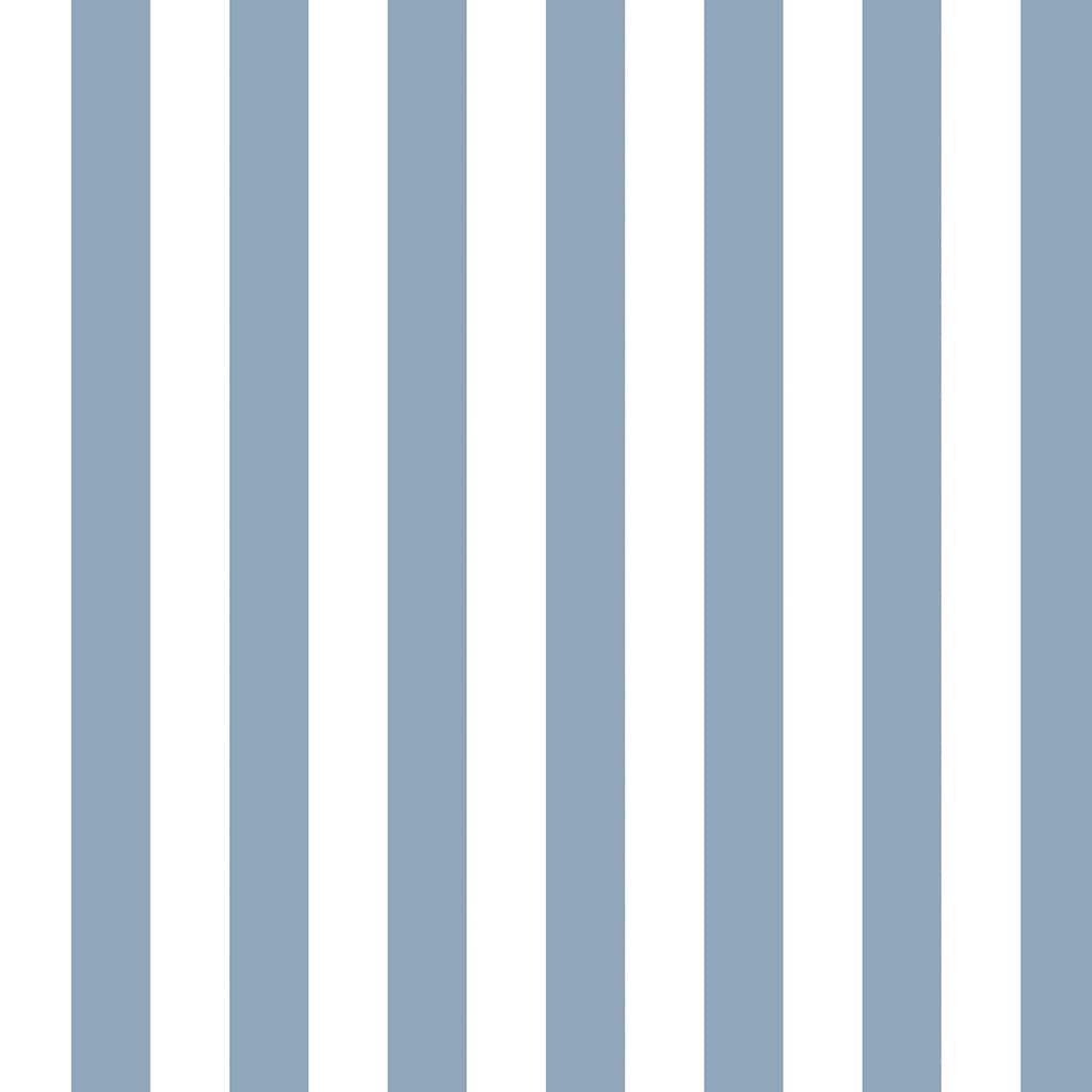 1.25" Regency Stripe Wallpaper in Denim