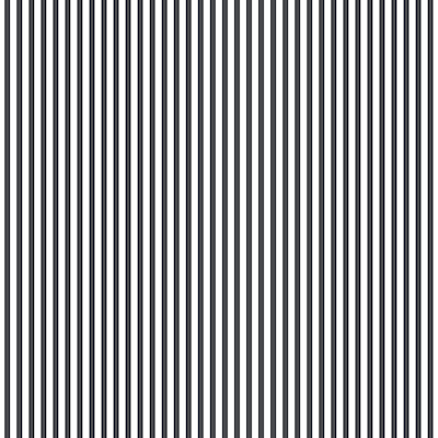 6mm Stripe Wallpaper in Black