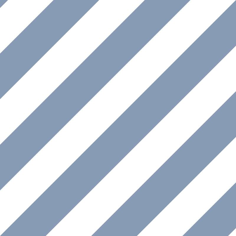 Diagonal Stripe Wallpaper in Blue