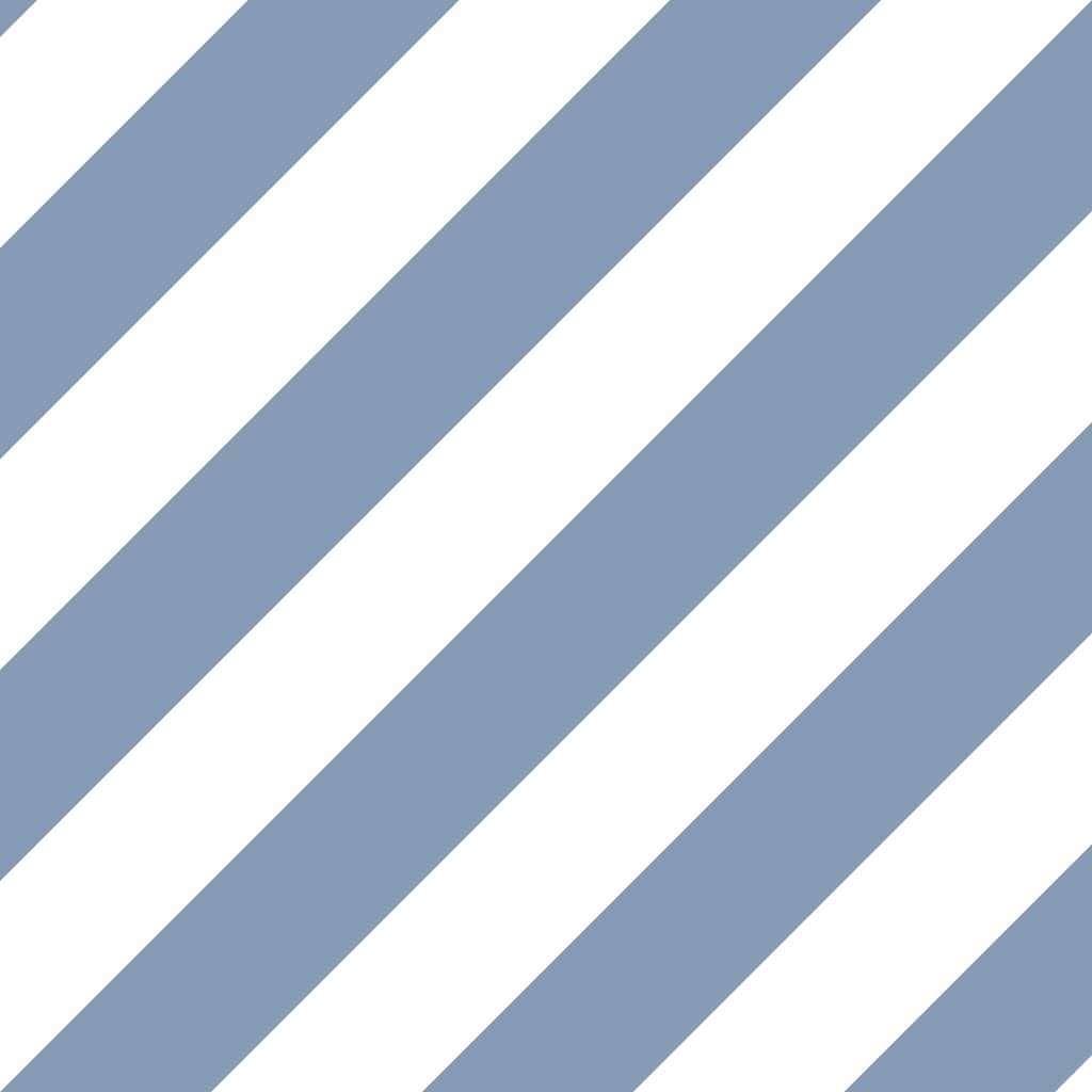 Diagonal Stripe Wallpaper in Blue