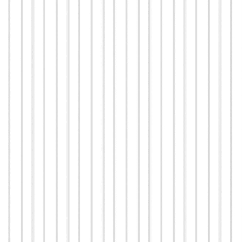 Ticking Stripe Wallpaper in Grey