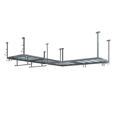 NewAge Products VersaRac Set with 2 Overhead Rack and 20 Piece Accessory Kit (Versarac, Overhead w/ 12pc Hook Kit, 2xS-Hooks)