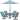 Hanover Lavallette 5-Piece Dining Set in Ocean Blue with 4 Swivel Rockers, 52-In. Round Glass-Top Table, Umbrella, and Base