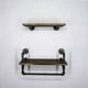 preview thumbnail 8 of 14, Furniture Pipeline Austin Wall Shelf Rack (Set of 2)