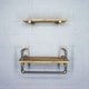 preview thumbnail 15 of 14, Furniture Pipeline Austin Wall Shelf Rack (Set of 2)