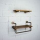 preview thumbnail 4 of 14, Furniture Pipeline Austin Wall Shelf Rack (Set of 2)