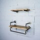 preview thumbnail 16 of 14, Furniture Pipeline Austin Wall Shelf Rack (Set of 2)