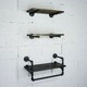 preview thumbnail 10 of 23, Furniture Pipeline Jacksonville Wall Shelf Rack (Set of 3)