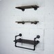 preview thumbnail 7 of 23, Furniture Pipeline Jacksonville Wall Shelf Rack (Set of 3)