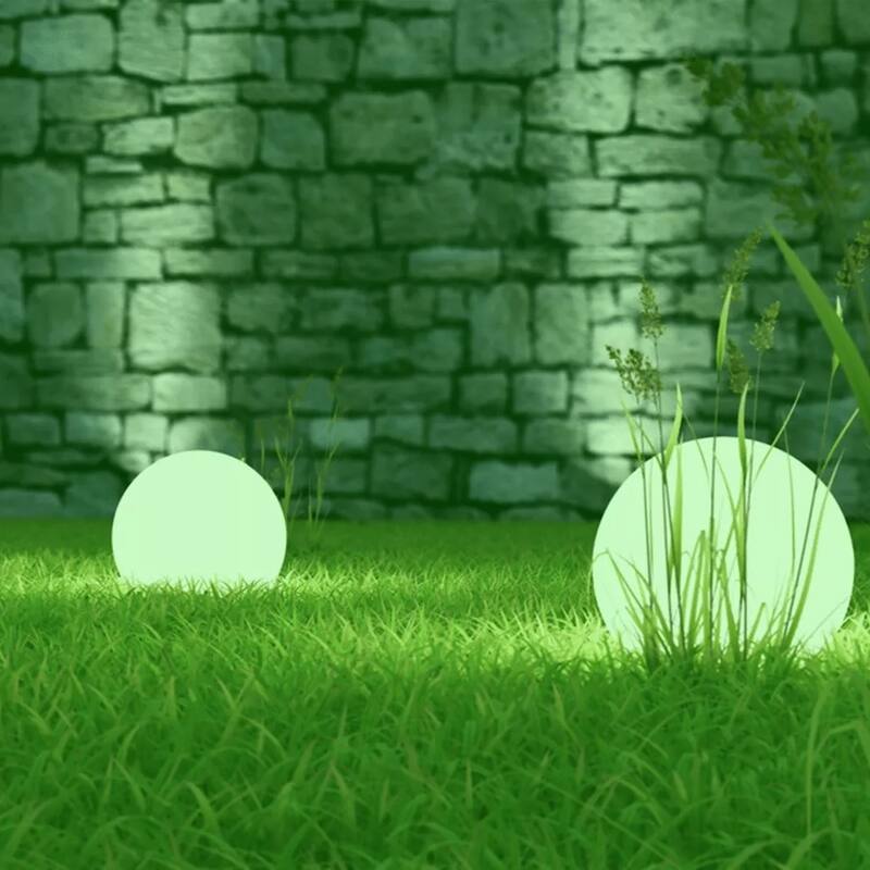 Modern Home Deluxe LED Glowing Sphere w/Infrared Remote Control - Direct Wired