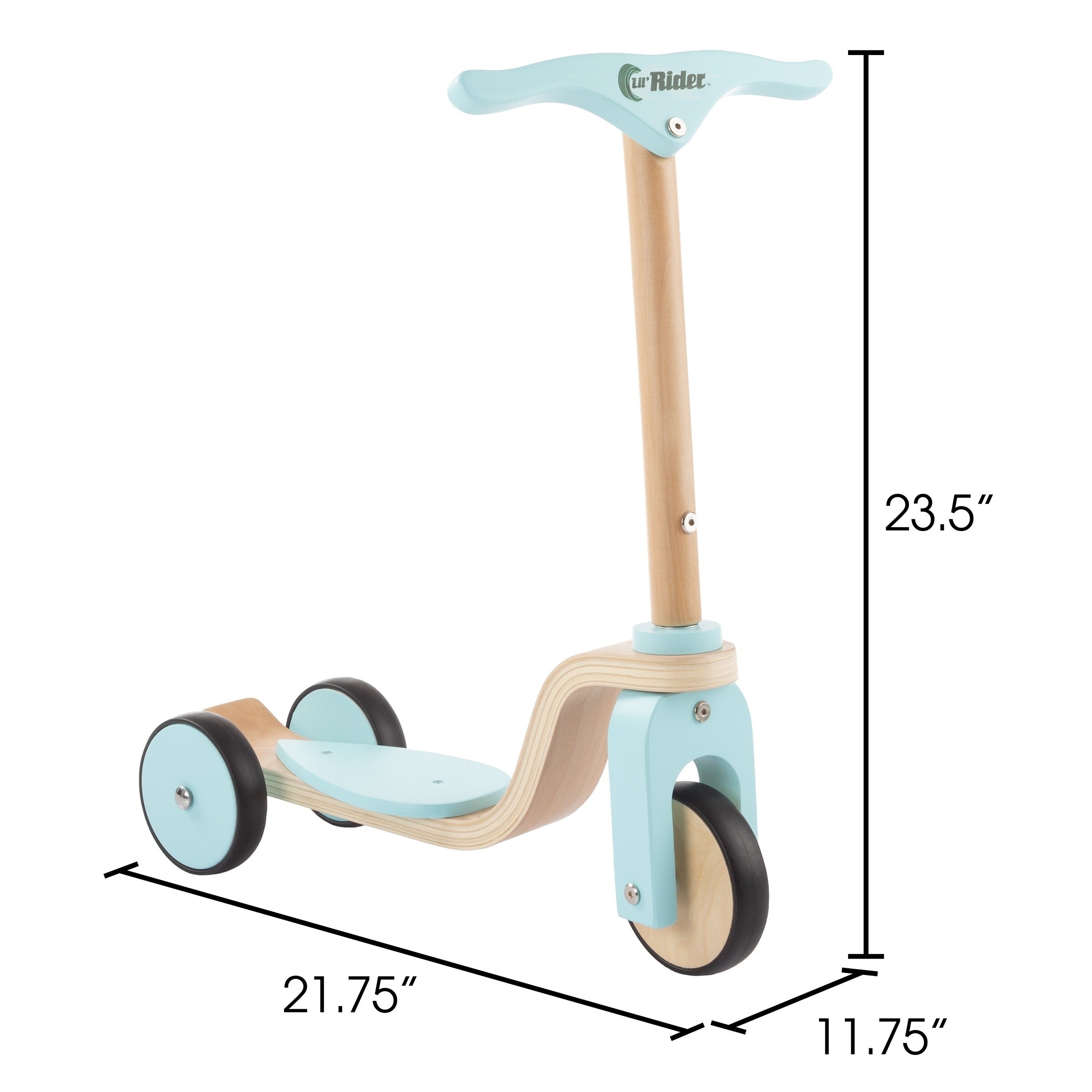wooden scooter balance bike