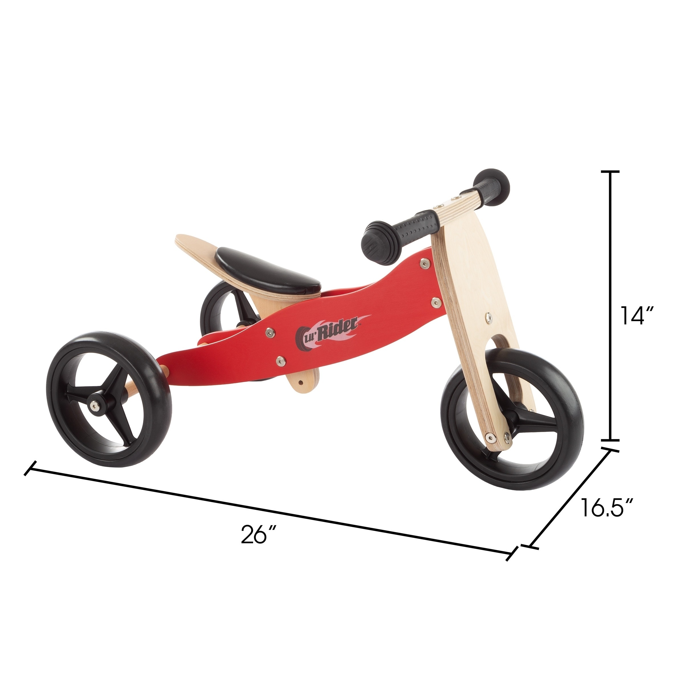 wooden childrens bike no pedals