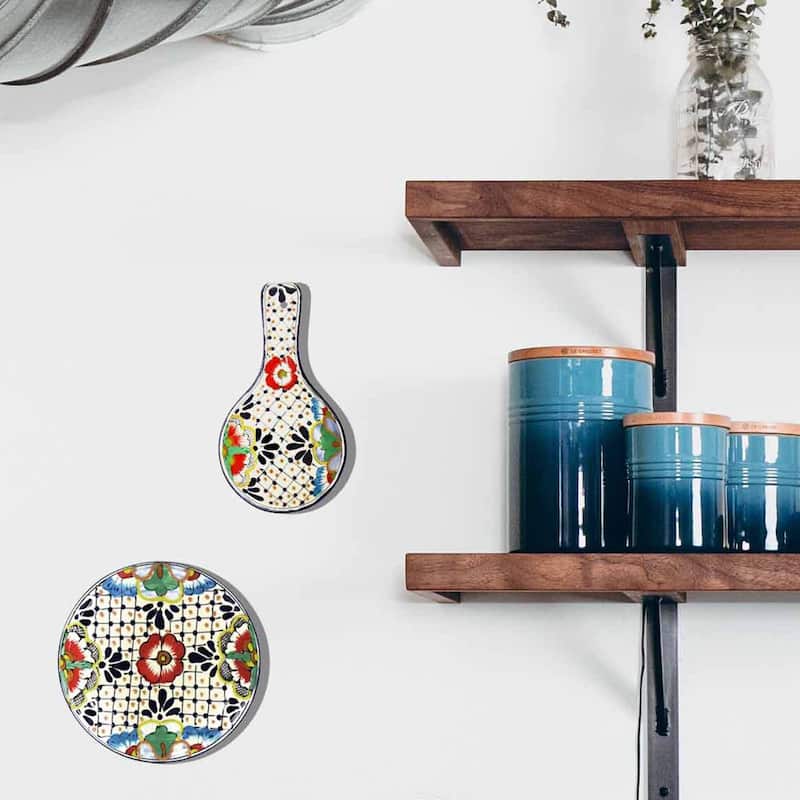 Handmade Floral Spoon Rest (Mexico)
