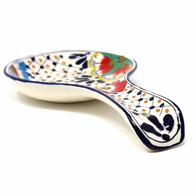 Handmade Floral Spoon Rest (Mexico)