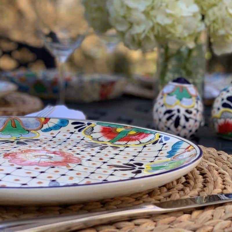 Handmade Floral Salt & Pepper Shakers (Mexico)