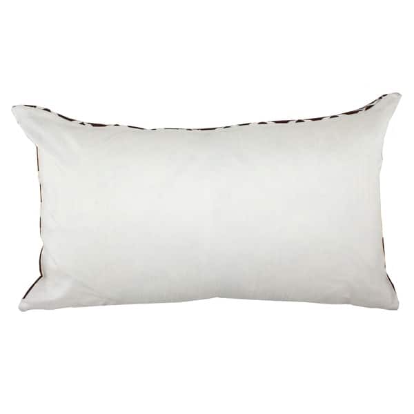 Divine Home Brown Embroidered Vail Trellis Lumbar Throw Pillow Overstock 28010715