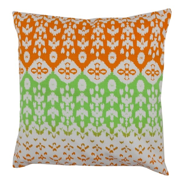 Divine Home Ikat Geometric Throw Pillow