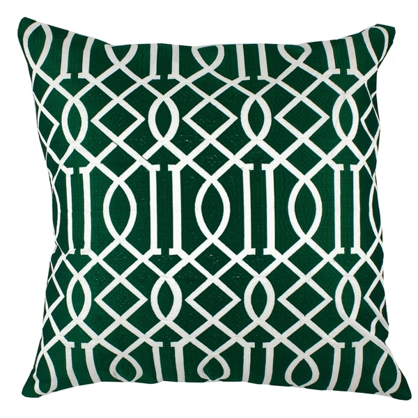 emerald green throw