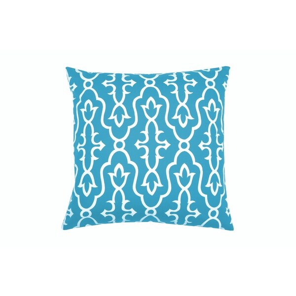 Divine Home Aqua Maira Throw Pillow