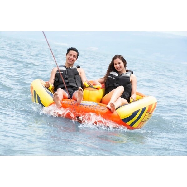The Thing with Two Heads　レアグルーヴ　サンプリング The Triplet – 3‑Person Inflatable Cockpit Towable 81″×80