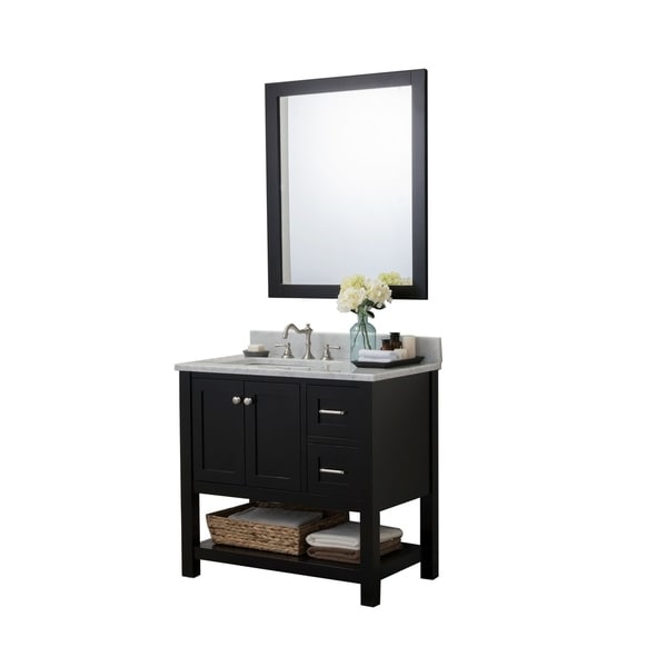 Woodville 36 in. Bathroom Vanity with Mirror