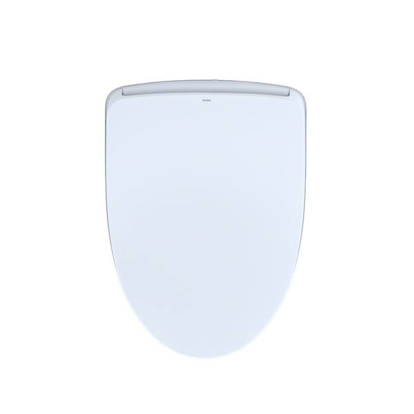 Toto S500e Washlet Bidet Toilet Seat W Ewater Contemporary Lid Elongated Cotton White Sw3046at40 01 Overstock