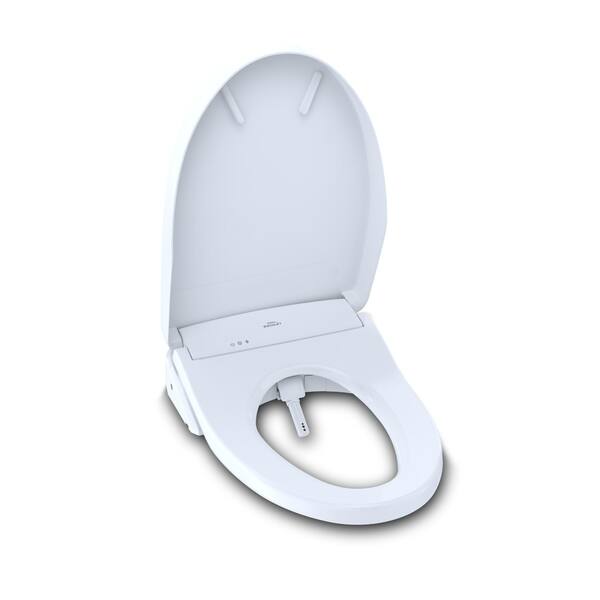 Toto S550e Washlet Bidet Toilet Seat W Ewater Auto Open Close Contemporary Lid Elongated Cotton White Sw3056at40 01 Overstock