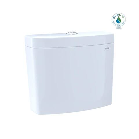 TOTO Aquia IV 1G Dual Flush 1.0/0.8 GPF Toilet Tank Only w/ WASHLET+ Auto Flush Compatibility, Cotton White (ST446UMA#01)