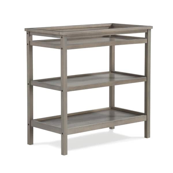 slide 2 of 9, Avenue Greene Bali Coastal Grey Open Changer Includes Hardware - Grey - Assembly Required - Transitional