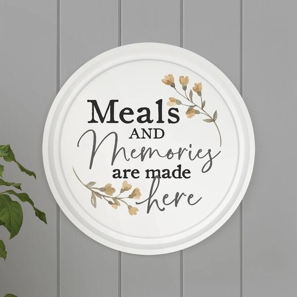 Shop Meals Memories Are Made Here Oversized Decor On Sale Overstock