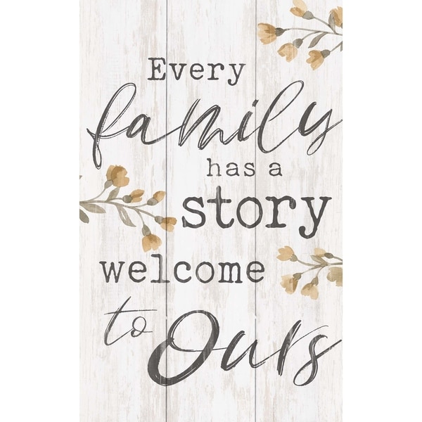 Every Family Has A Story Welcome To Ours Pallet Décor