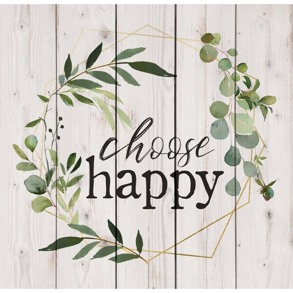 Choose Happy Pallet Décor
