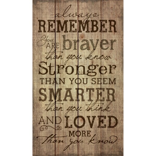 Always Remember Pallet Décor