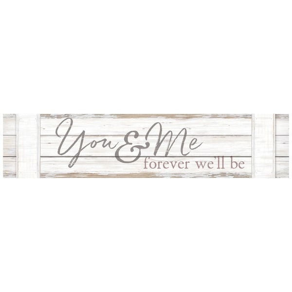 You & Me Forever We'll Be Pallet Décor
