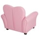 preview thumbnail 5 of 4, Taylor & Olive Estella Pink Upholstered Kids Chair