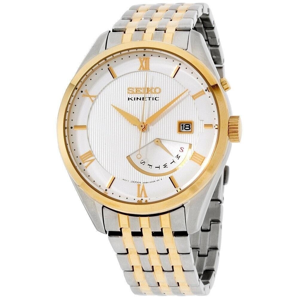 seiko kinetic two tone
