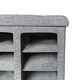 Porch & Den Dustin Grey 9-Bin Tufted Entryway Shoe Storage Bench - Thumbnail 4