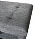 Porch & Den Dustin Grey 9-Bin Tufted Entryway Shoe Storage Bench - Thumbnail 3
