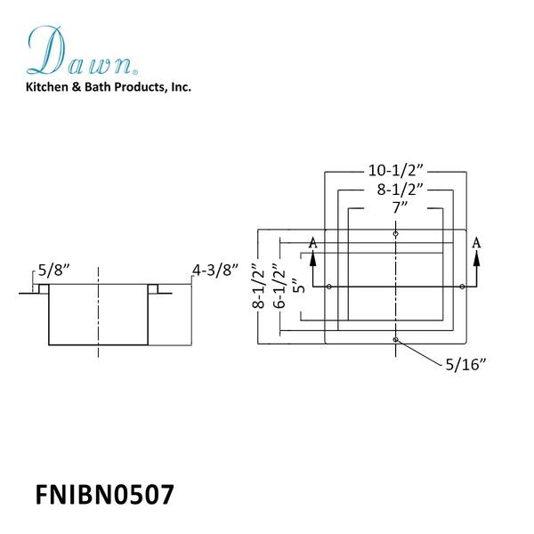 Dawn Stainless Steel Finished Shower Niche Ready To Install Waterproof Dawn Stainless Steel Finished Shower Niche Ready To Install Waterproof