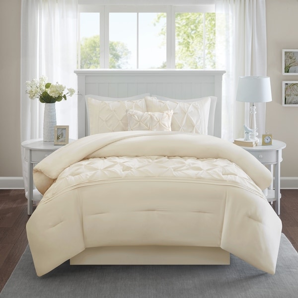 Comfort Spaces Esther 5 Piece Tufted Comforter Set - Overstock - 28016953