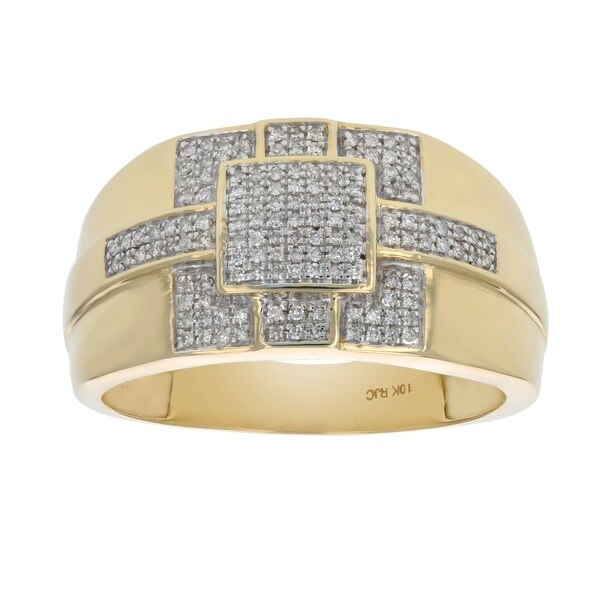 1//10 cttw, G-H,I2-I3 Size-6 Diamond Wedding Band in 14K White Gold