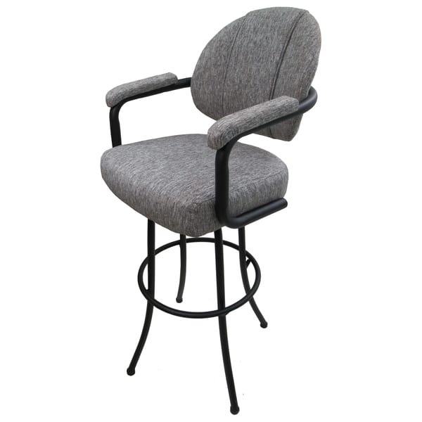 Swivel Extra Tall Spectator Bar Stool Metal Frame M70 34" 34 inch