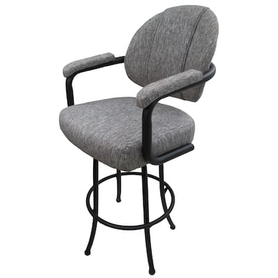 Swivel Counter Height Bar Stool on Metal Frame - M-70 26"