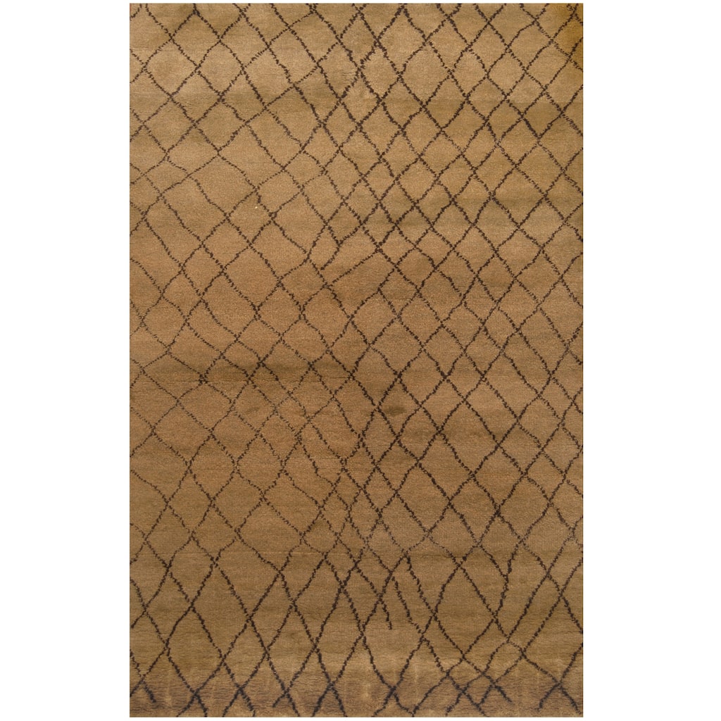 HERAT ORIENTAL Handmade One-of-a-Kind Wool Rug - 5' x 8'