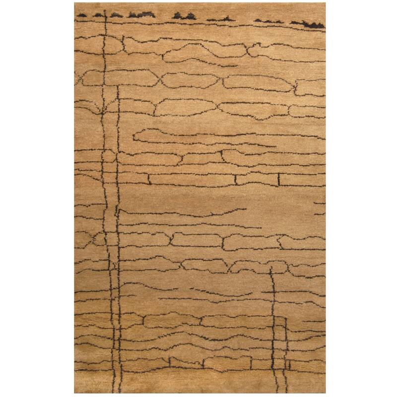 HERAT ORIENTAL Handmade Wool Rug - 5' x 8'