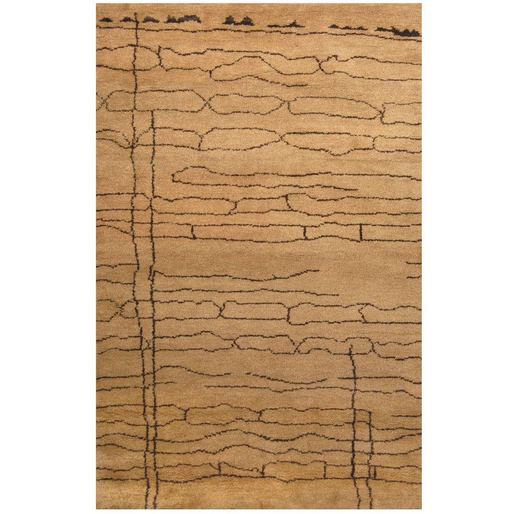 HERAT ORIENTAL Handmade Wool Rug - 5' x 8'